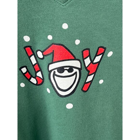 Life Is Good Jake Joy Long Sleeve Tee Shirt Size Medium Spruce Green Christmas - Picture 3 of 5